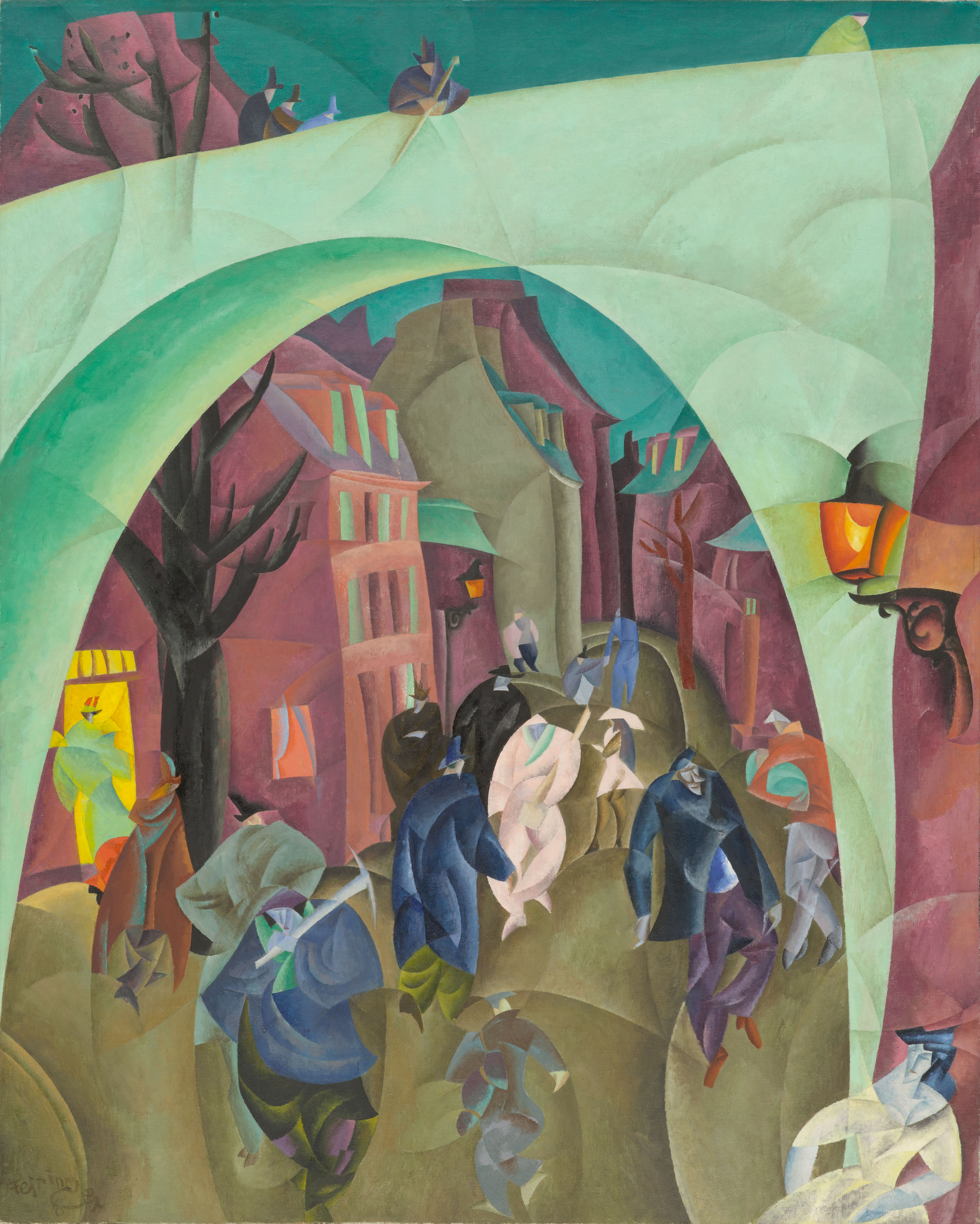 32++ Vg bild kunst kuenstlersuche , Grüne Brücke II, 1916, Öl a. Lwd., North Carolina Museum of Art